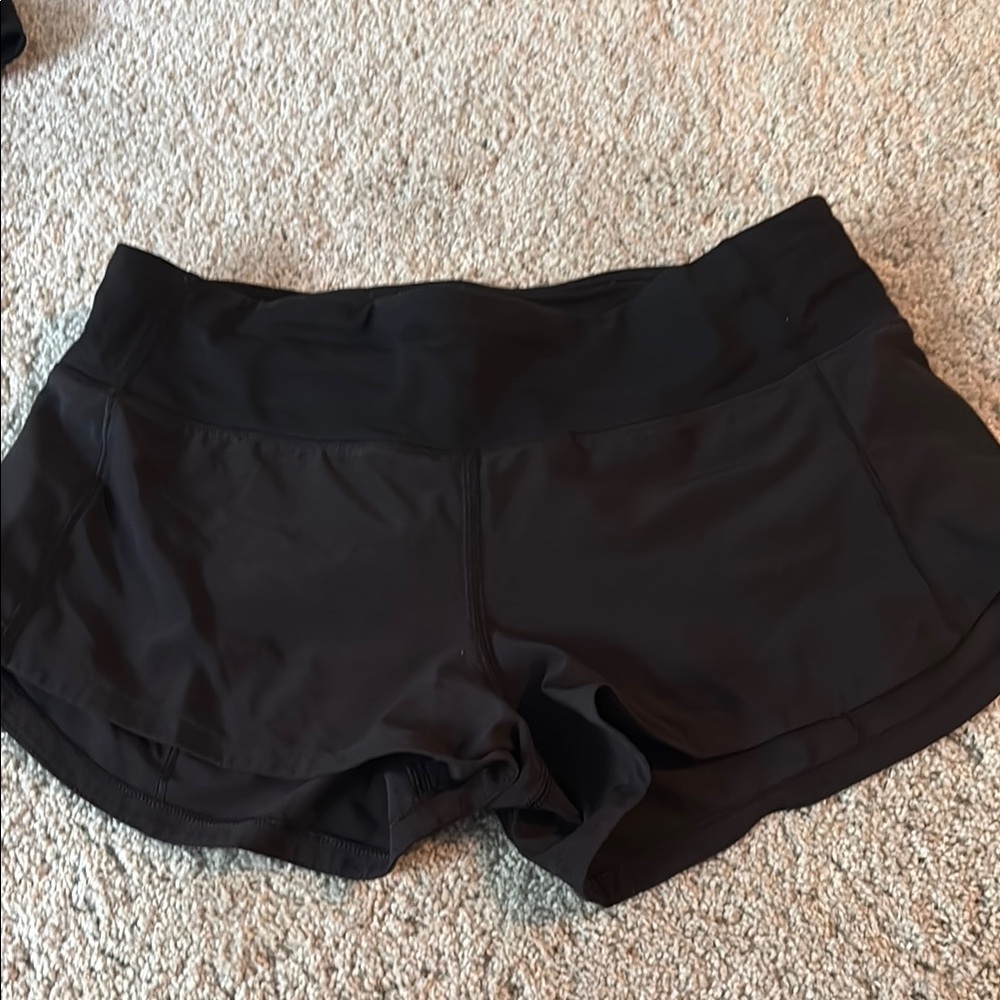 Lululemon Athletica Black Athletic Shorts